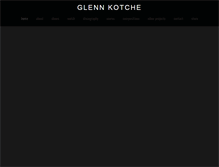 Tablet Screenshot of glennkotche.com